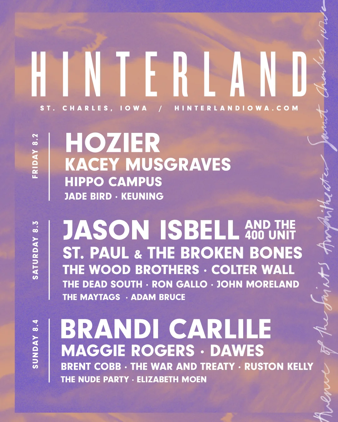 hinterland 2019 lineup