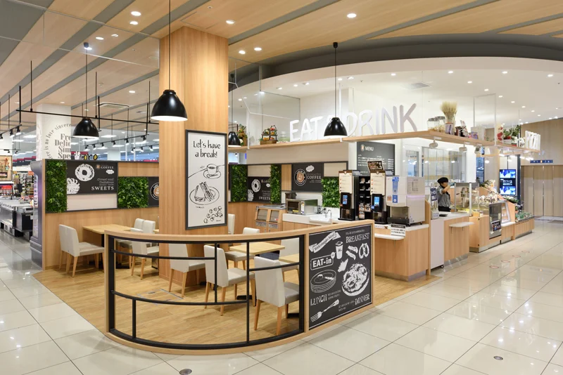 イートインのカフェ