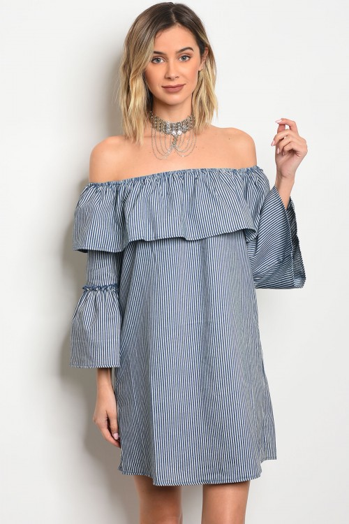 BLUE OFF WHITE POPLIN STRIPED DRESS.jpg