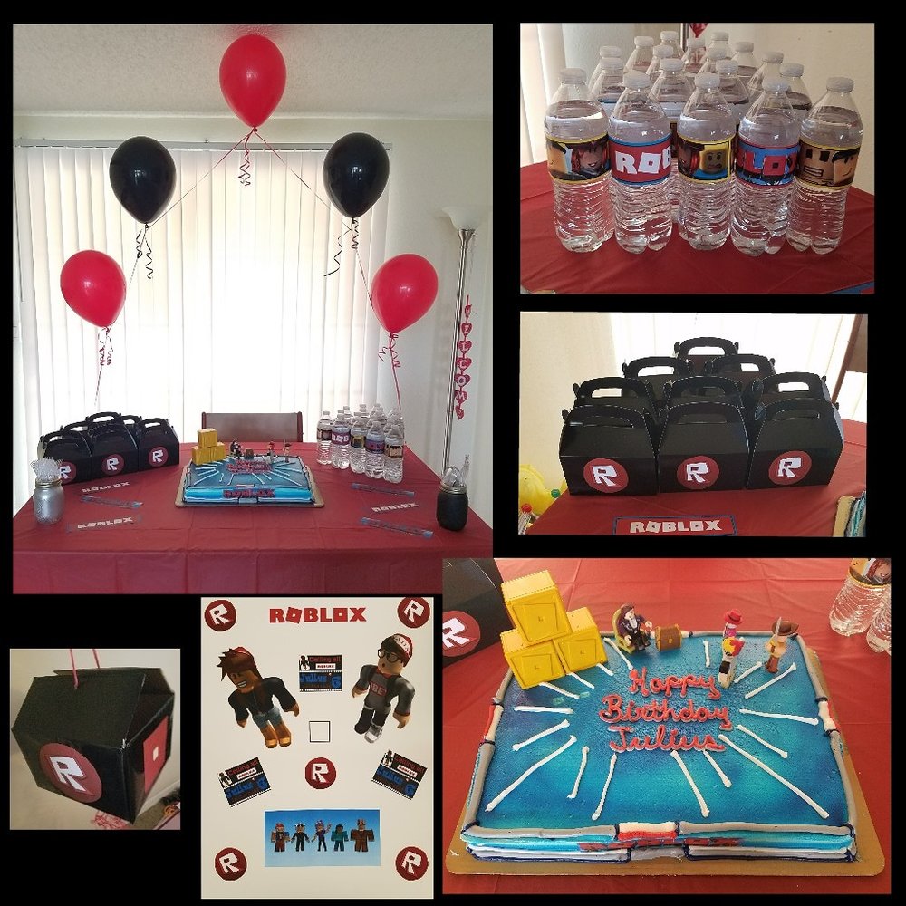 Roblox Diy Party Jaxlee S Bucket - decorations diy roblox birthday party