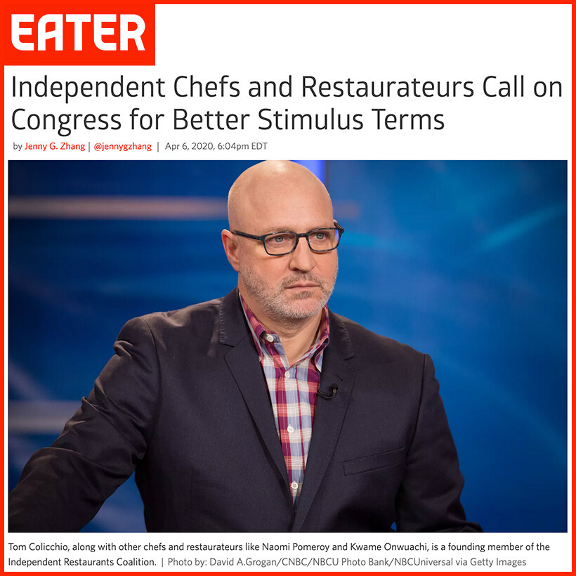 I.R.C. Calls for Restaurant Stimulus...