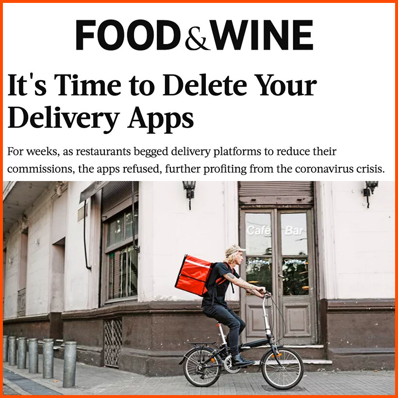 Delete Your Delivery Apps!