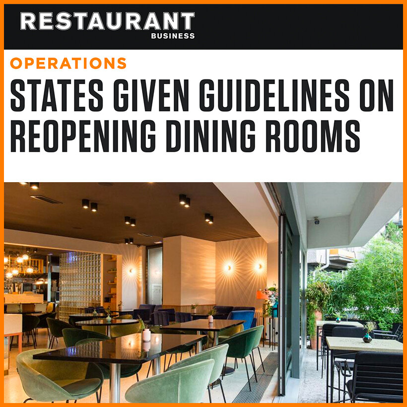 Guidelines on Reopening Dining Rooms
