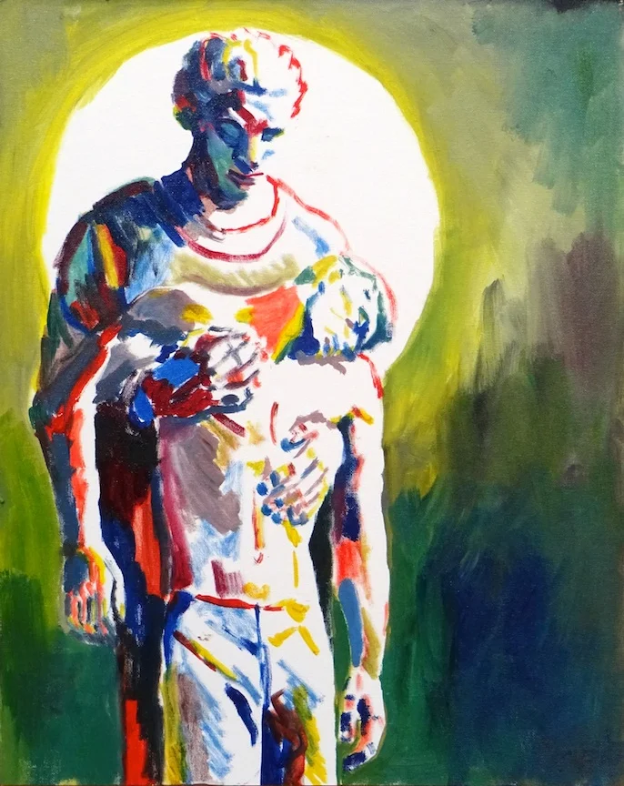 Joseph 4, an oil sketch on canvas, 16x20 in / 40x50 cm