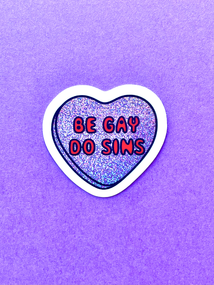 Sarah Epperson-Mini Glittery Conversation Hearts Stickers