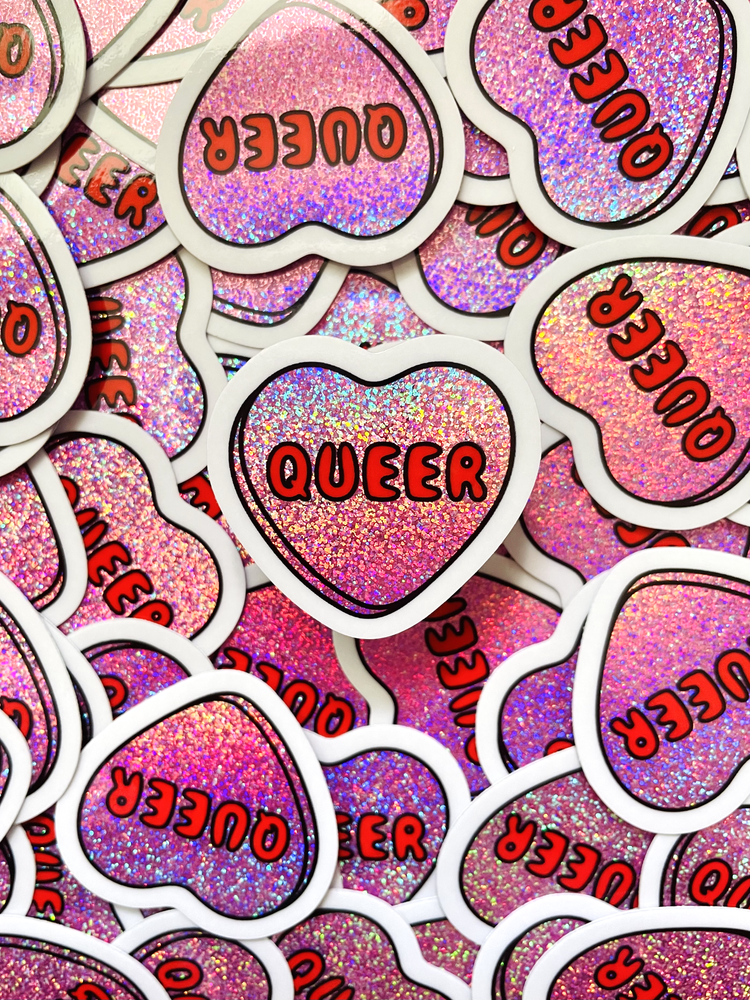 Sarah Epperson-Mini Glittery Conversation Hearts Stickers