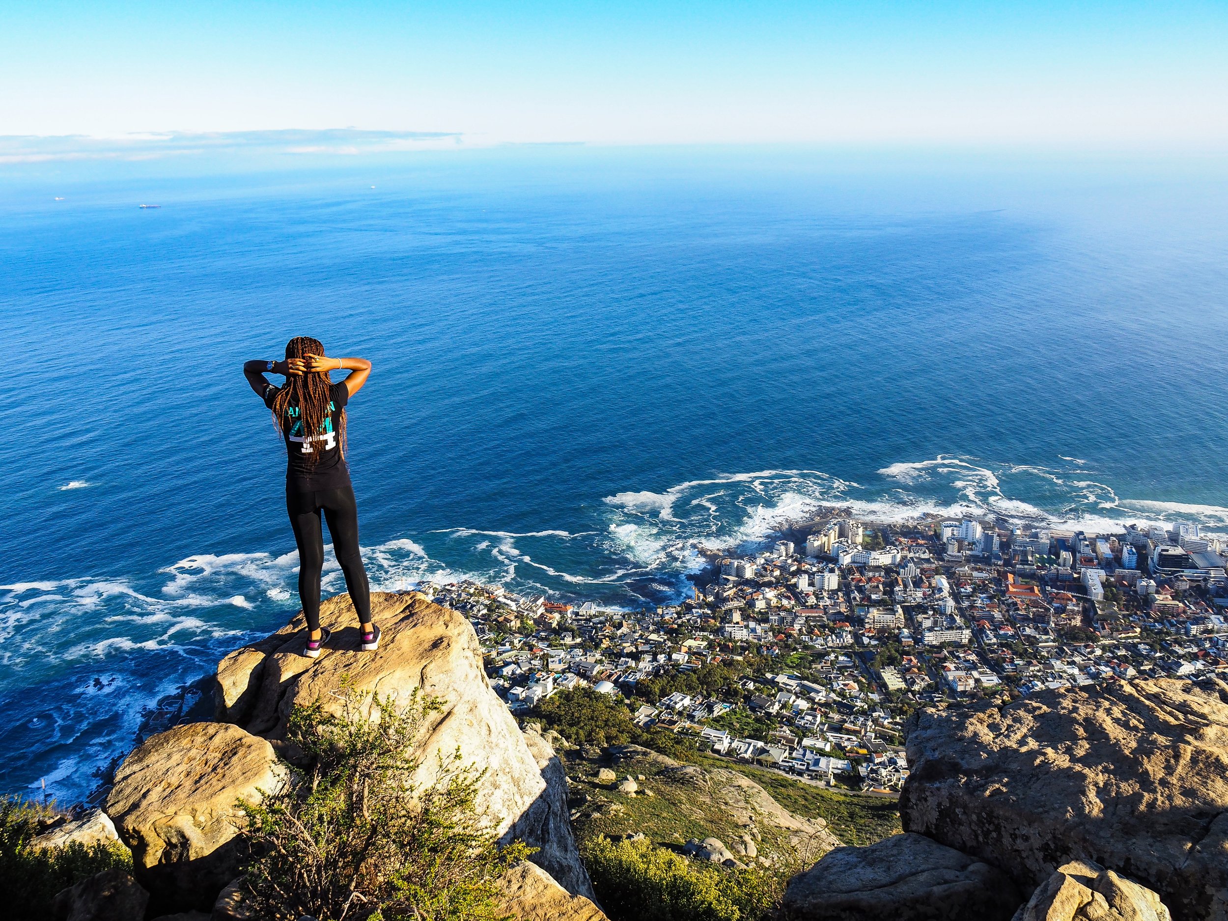 Hiking Lion's Head At Sunrise