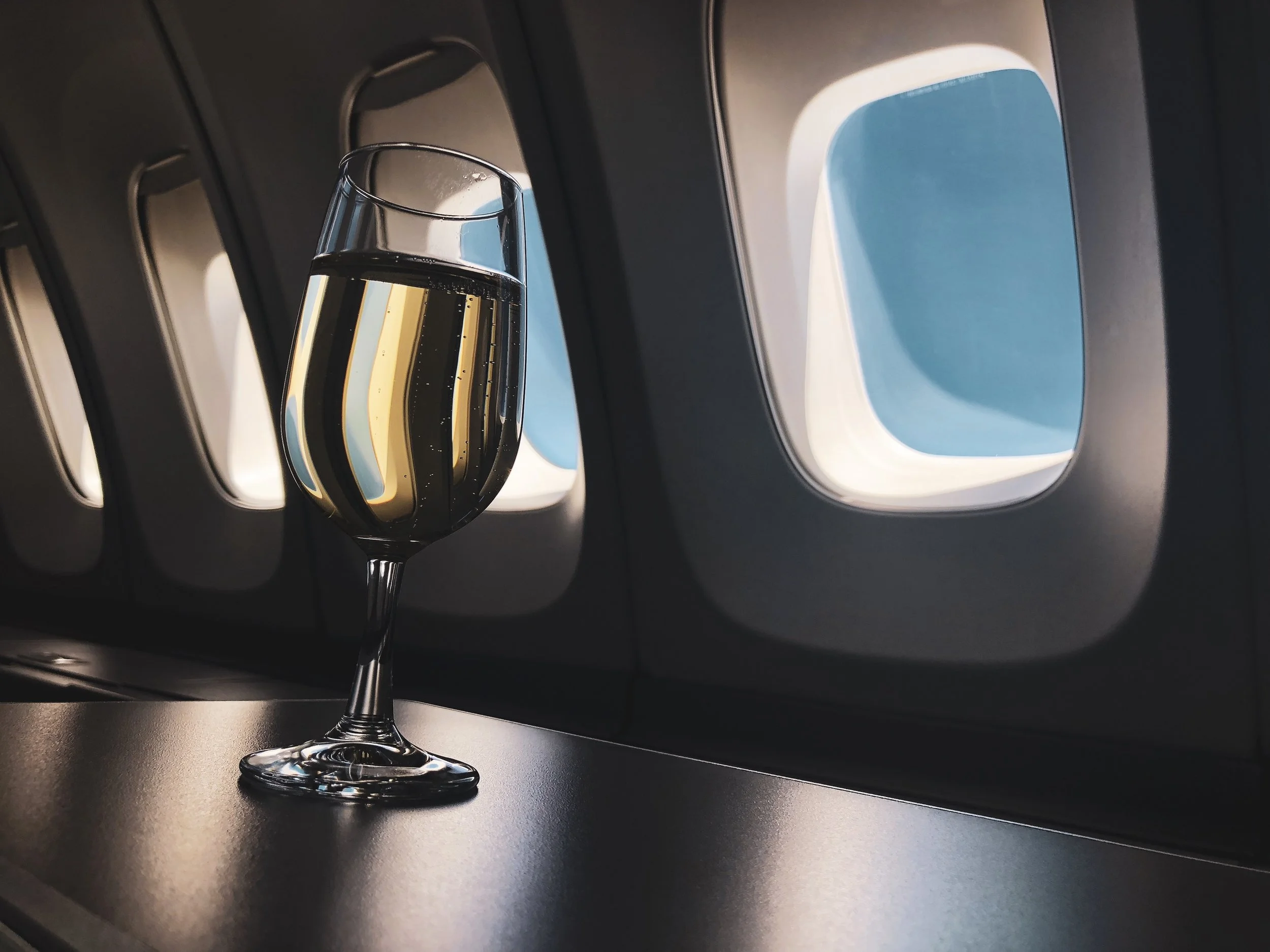 Bubbly on Flight