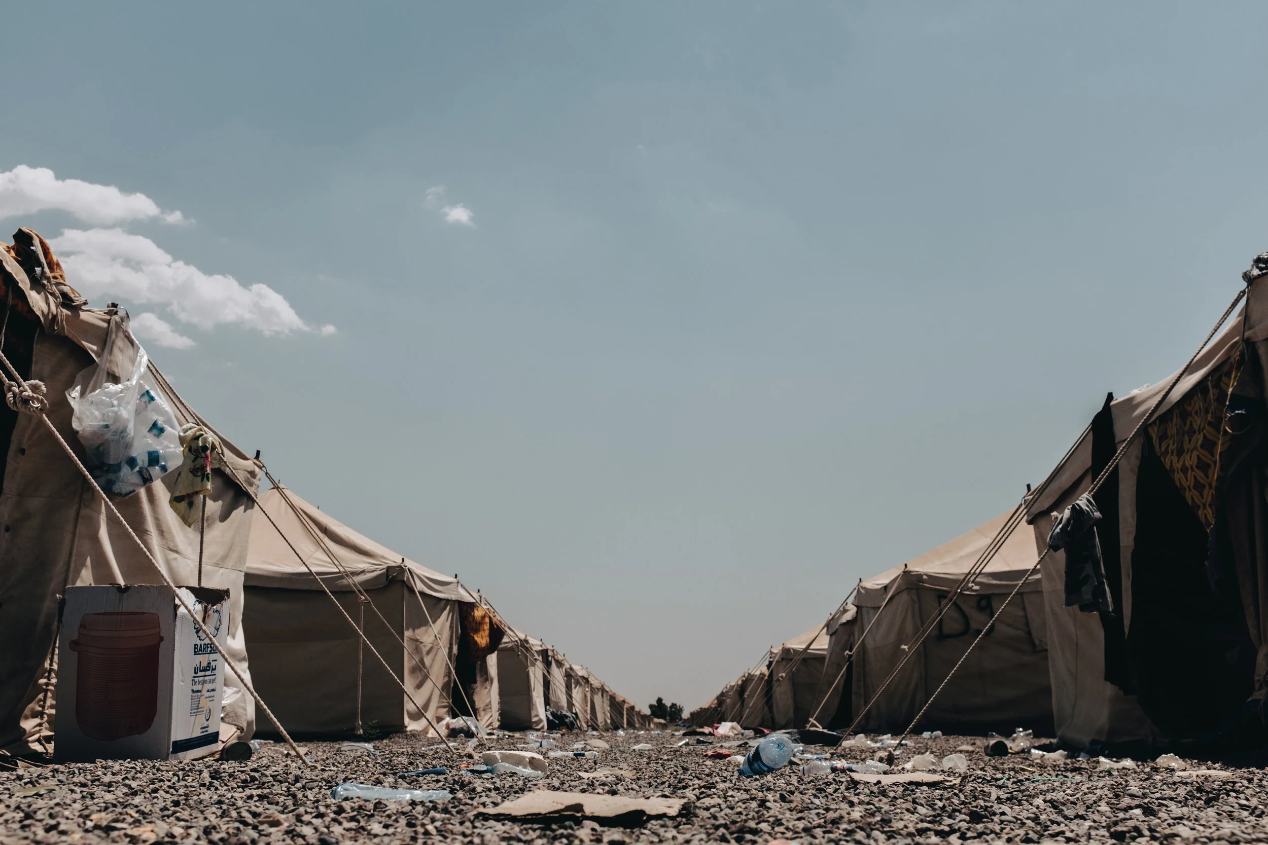 Home to over 170 families, these makeshift tents will be where they will stay for the foreseeable future, with no known date for release. According to a directive issued by Mosul's district council, they will be allowed to leave once they have shown…