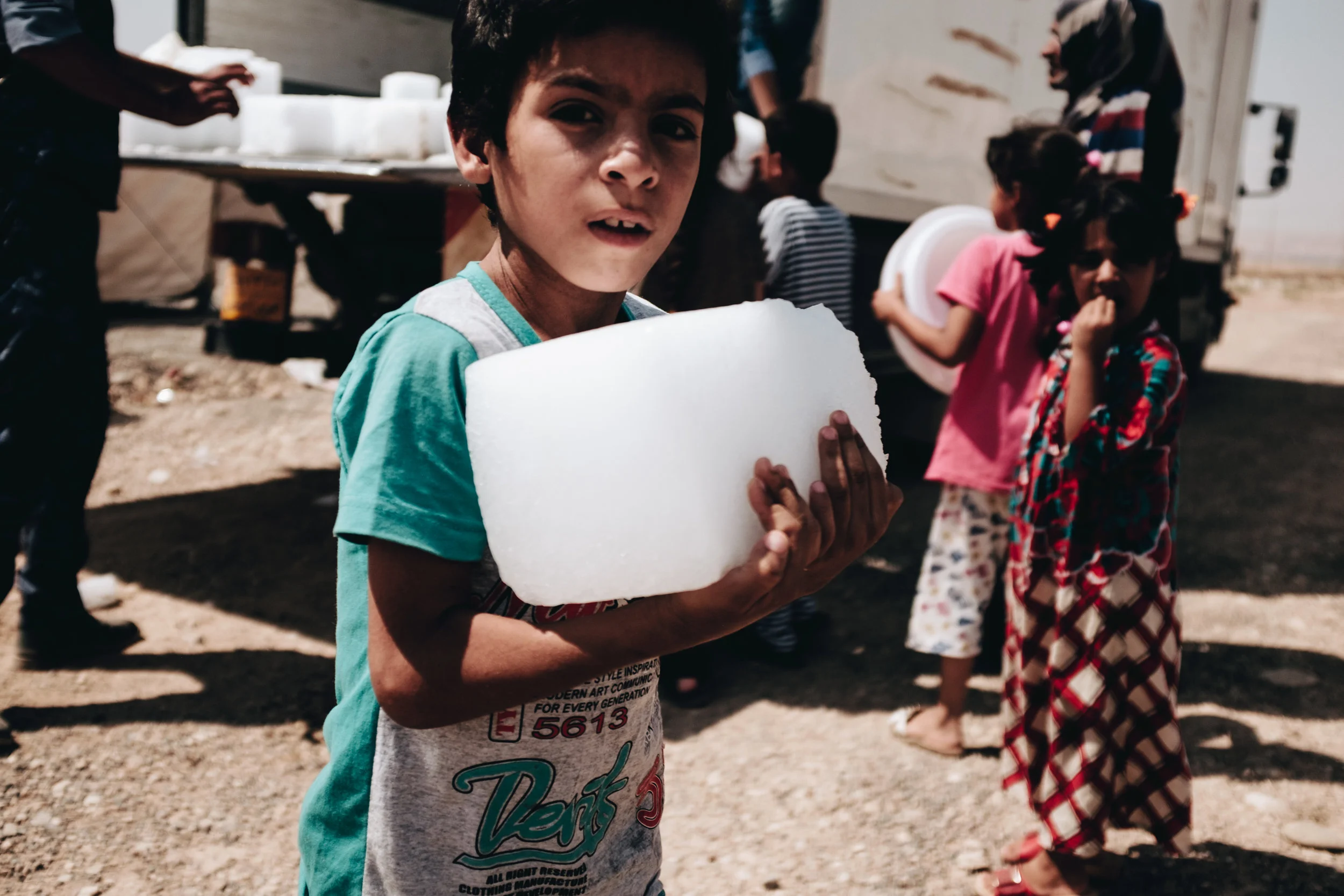  On July 9th, 14km east of Mosul , an IDP camp was opened by the Nineveh authorities in Bartalla. This camp was the first of it’s kind - referred to as a”rehabilitation camp”. Iraqi security forces had forcibly relocated at least 170 families there a