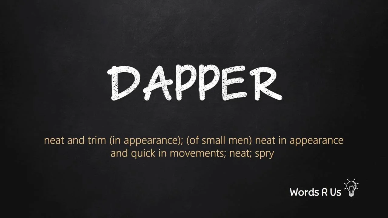 Be DAPPER with Nikki Buller.
