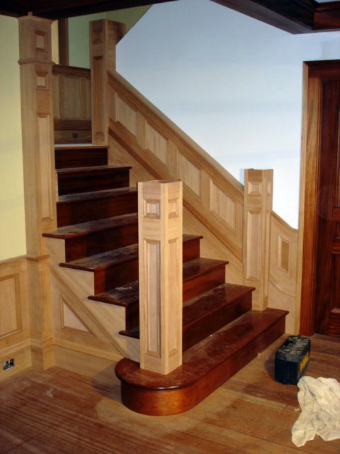Stairs and Wainscoting