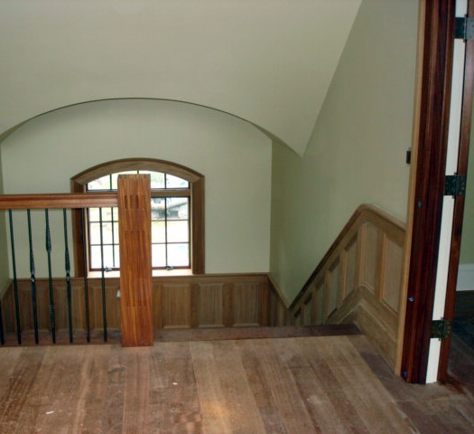 Stairs and wainscoting