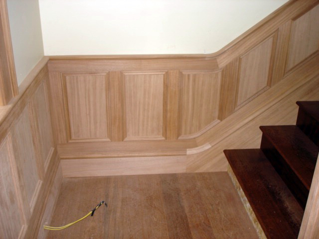 Stairs and wainscoting