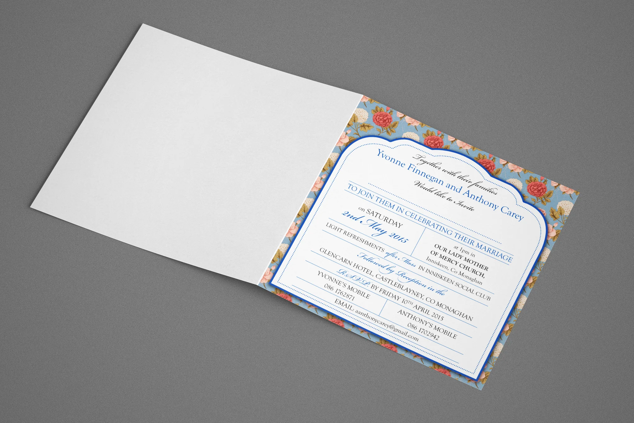 5 - Antique style on 100% cotton card