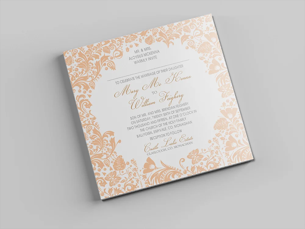 6 - Antique style on 100% cotton card