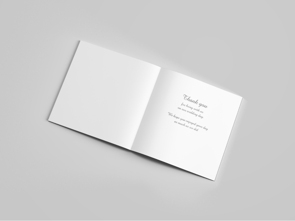 11 (B) - Photo montage 'Thank you' card