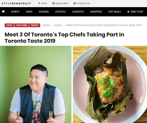 Chef Craig Wong In Style Democracy