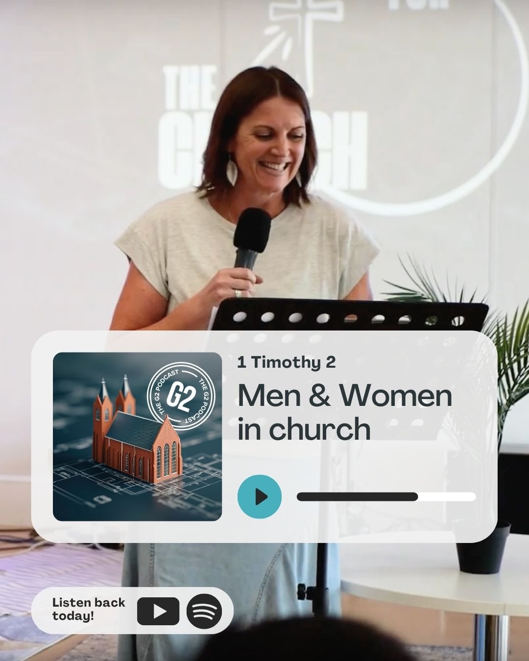 What does 1 Timothy 2 really say about women? 🤔

On Sunday, Hannah did some amazing teaching and explored one of the most debated passages in the New Testament &mdash; 1 Timothy 2:8&ndash;15. Often used to limit women's roles in the church, this pas