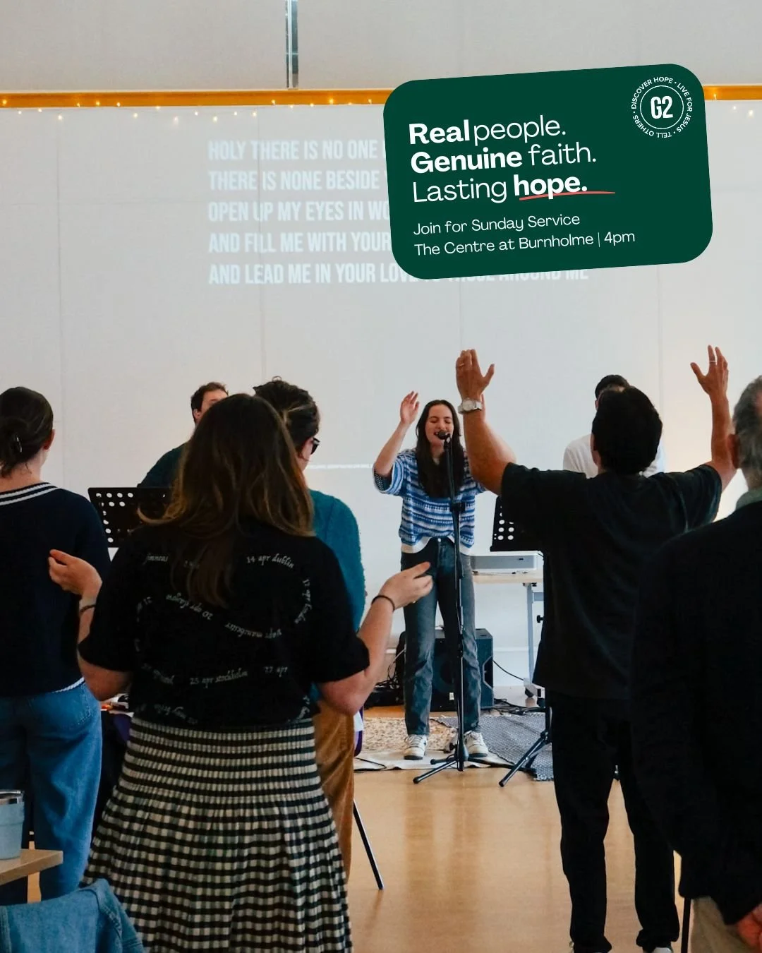 Real people. Genuine faith. Lasting hope! π 
That's what you can expect at our Sunday services! 
Join us at G2
β°4 PM
πThe Centre at Burnholme!
Pub Trip πΊ 
β°Post service
πThe Wallnut Tree Pub