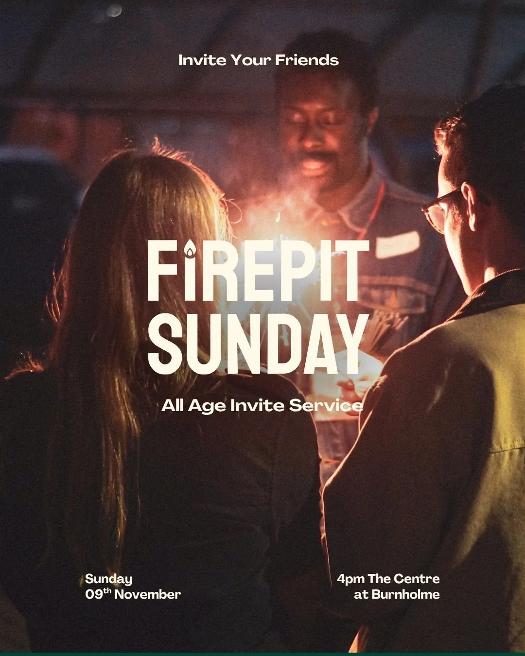 π₯β¨ Join us for Firepit Sunday! β¨π₯
We're lighting up the night with warmth, fellowship, and fun as we celebrate Bonfire Night together! Gather around the fire with friends and family for an Sunday of community, stories, and laughter. π
π Sunday