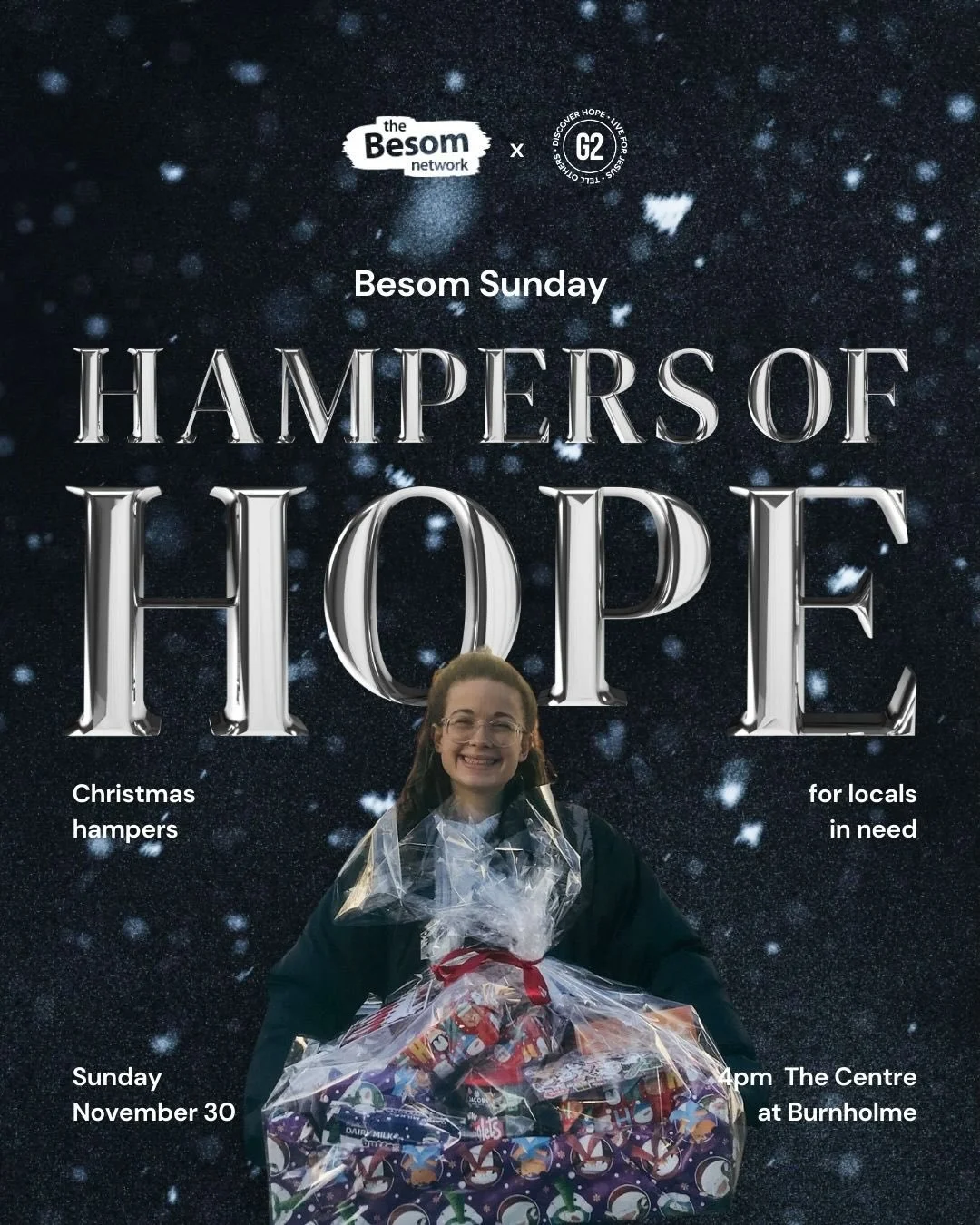 ✨Meet the families who we&rsquo;re making hampers of hope for! ✨
This Sunday is Besom Sunday, where we&rsquo;re making hampers of hope, for locals in need this Christmas. 
Join us at
⏰4 PM
📍The Centre at Burnholme!