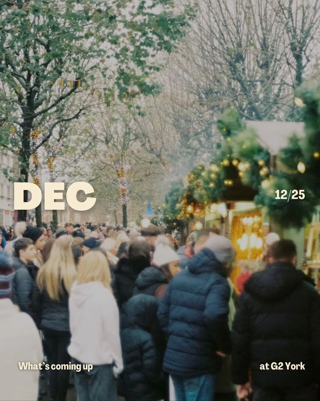 Coming up this month at G2!

SUNDAYS 🙌
G2 Carols - 07/12
Nativity Sunday - 14/12
Christmas celebration - 21/12
Christmas cafe - 07+14/12 from 3pm

MIDWEEK 📖
Strength in the Struggle:
Gospel Power in Fragile People

Worship at The Well - 10/12

STUD