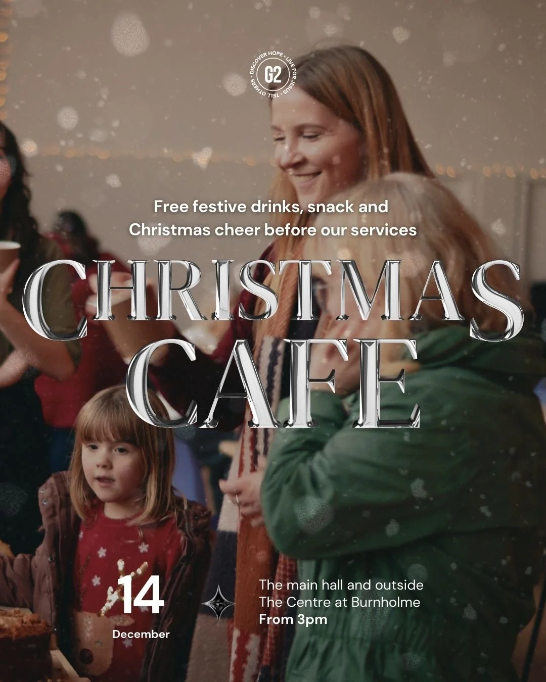 🎶 Join us for our Christmas carols cafe 🎶

This Sunday, before church, we&rsquo;re kicking off the Christmas season with a cozy and festive Carols Caf&eacute;! 🎄☕️

Come early, enjoy some warm drinks, and sing along to your favourite Christmas car