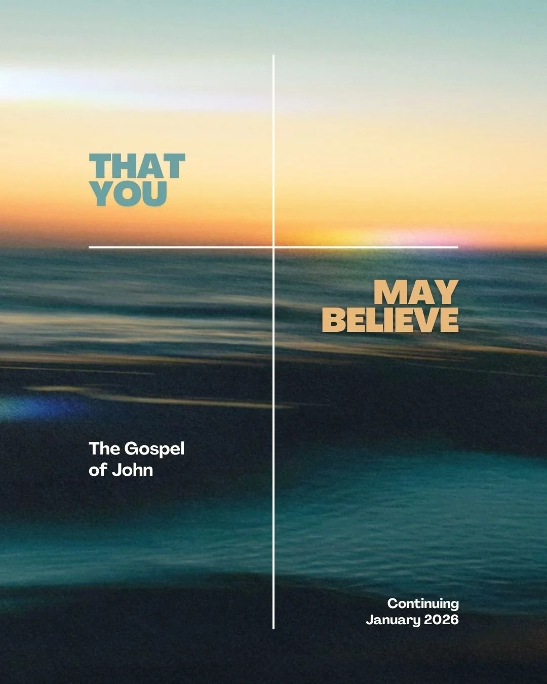 Our teaching series in the gospel of John - That You May Believe is continuing this Sunday! 

What if the Bible isn&rsquo;t just a book of rules...but an invitation into the most beautiful story ever told? 📖

Join us at G2 this Sunday 4th January 20