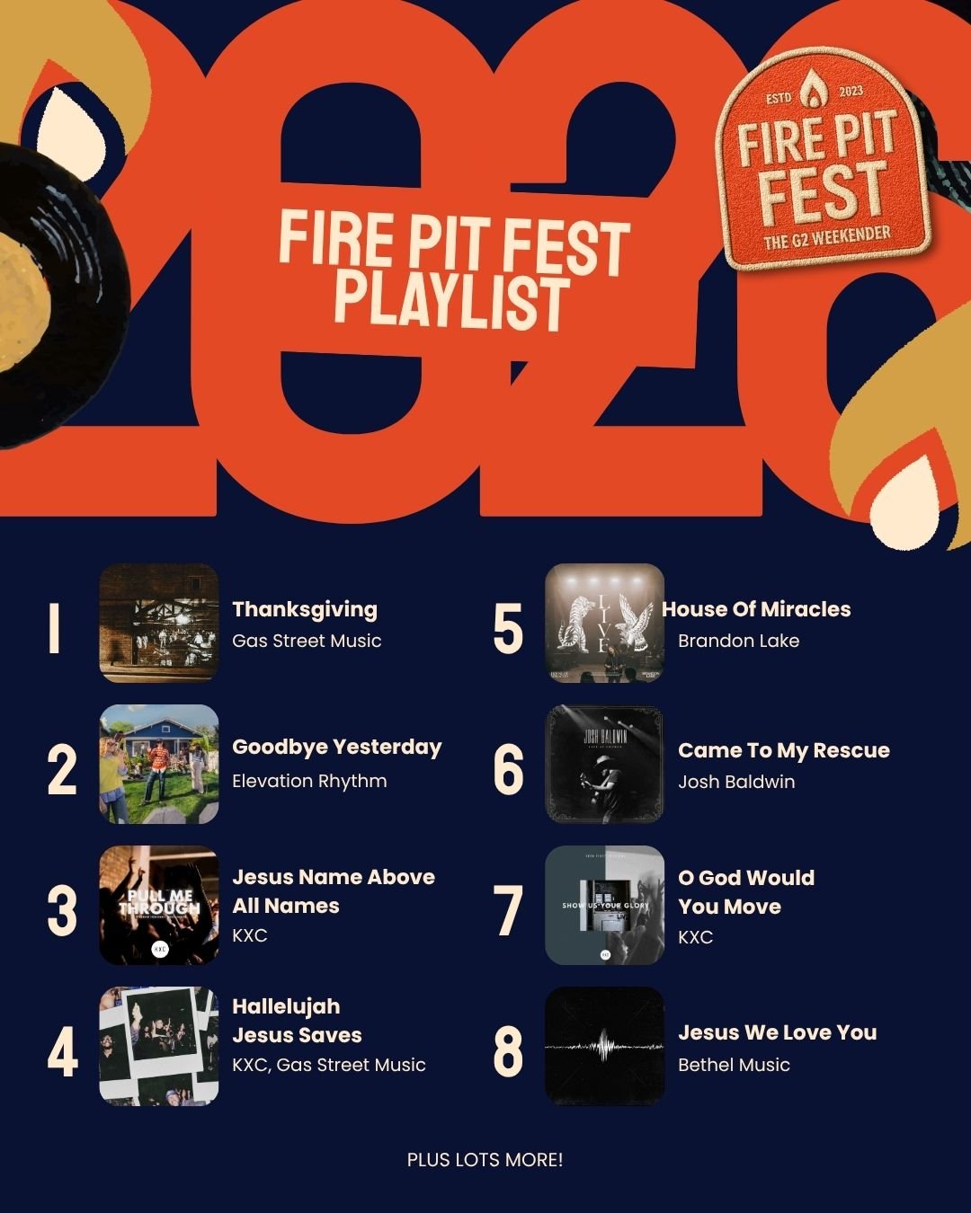 Fire Pit Fest is happening THIS WEEKEND! 🔥

To get yourself in the mood why not take a listen to the FPF26 playlist, that has all the songs we'll be worshipping with over the weekend. #FPF26