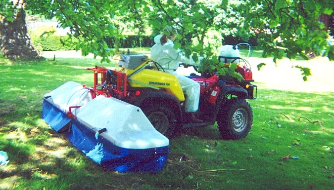 Spraying became possible any time of day and in any weather conditions - improving productivity