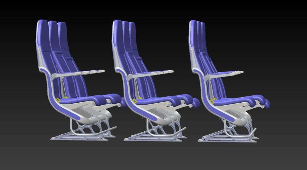 Economy and Economy Plus models in showing fixed, horizontal slide and inclined slide options