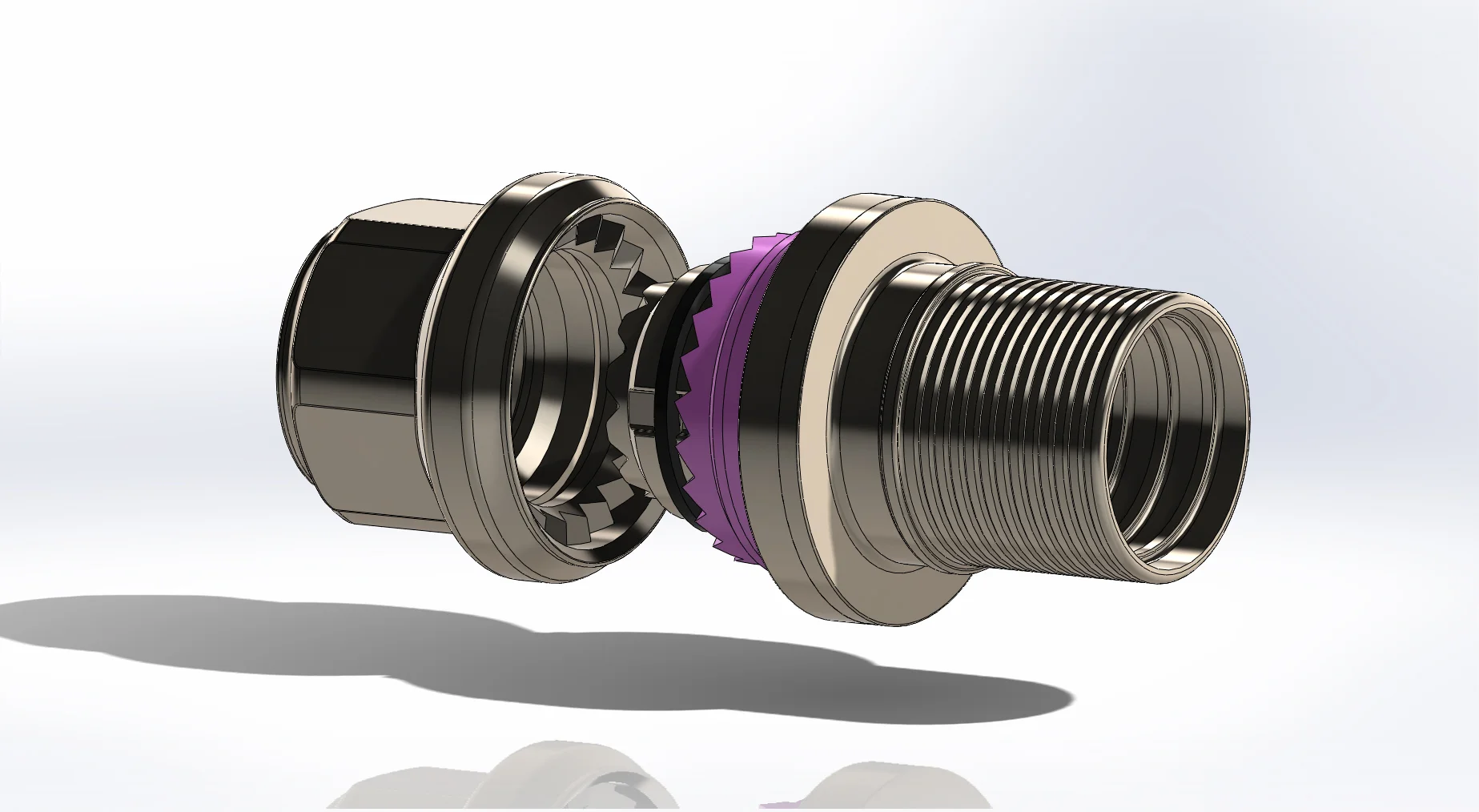 Redesign of straight connectors showing the new ultrasonic welded body and tails