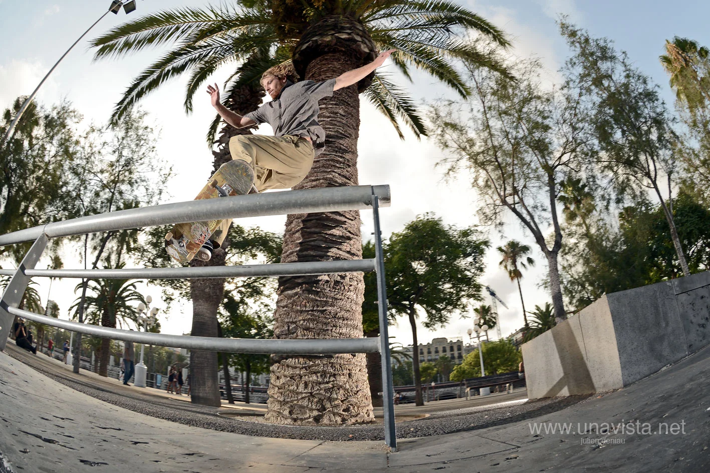  Barney Page, gap to smith grind. 