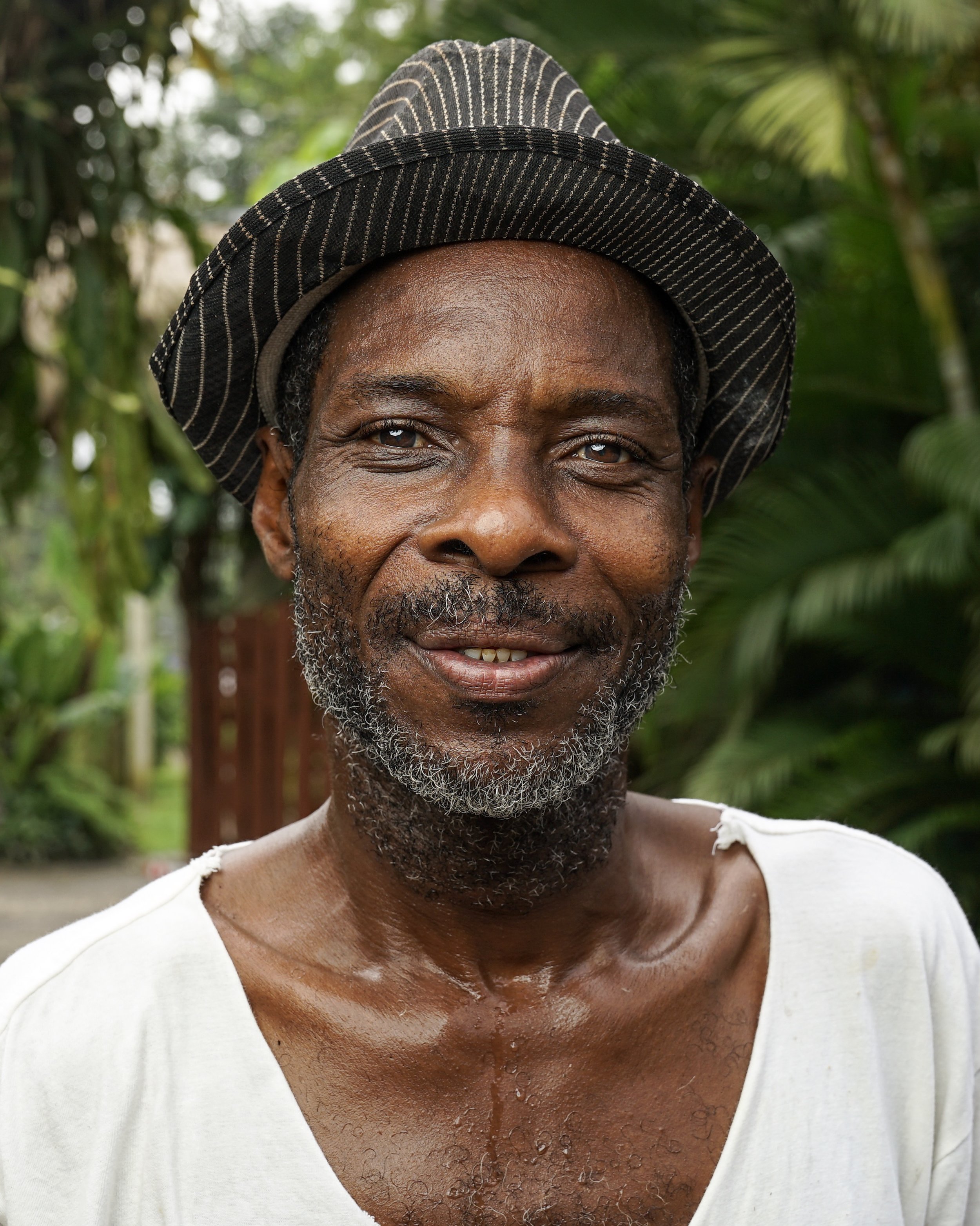 This is Austin, a pipas seller and from one of the original African-Caribbean families that settled in the area. He is much loved by the community