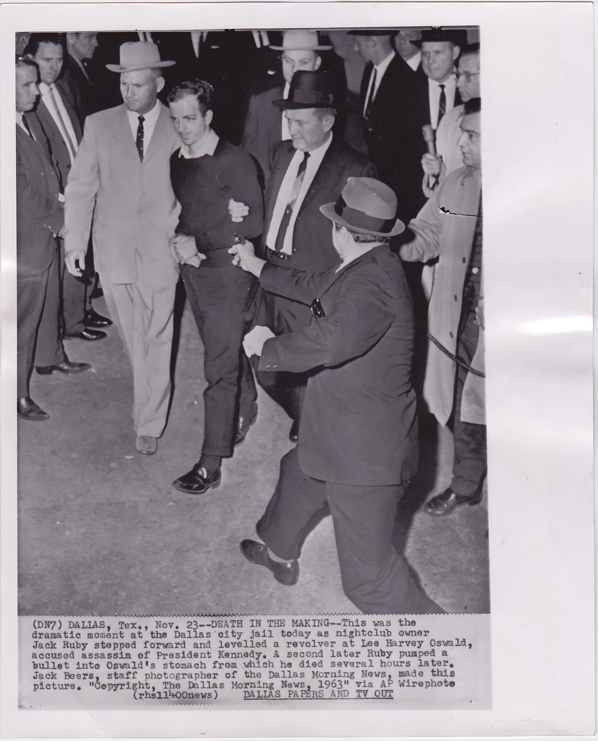 Death in the Making, by Jack Beers, 1963; gelatin silver print, circa 1963 (w-14-0695)