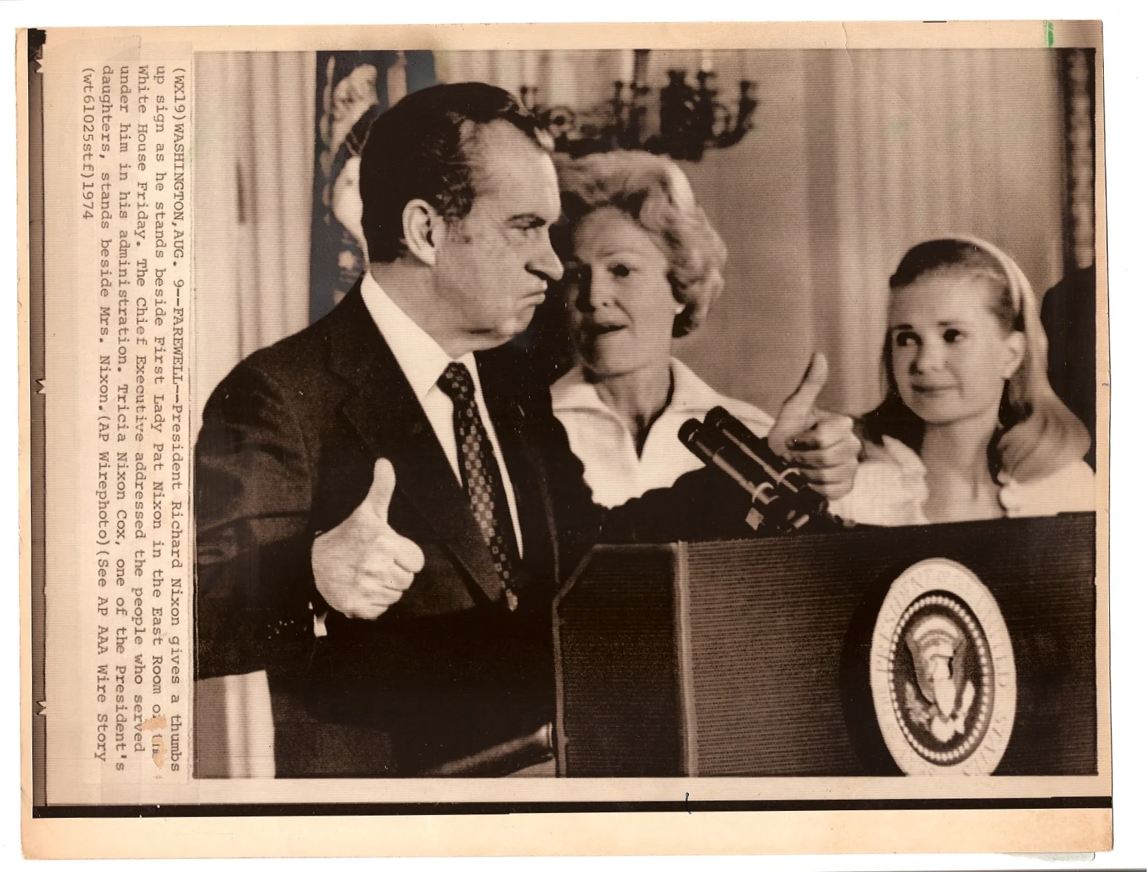 Richard M. Nixon Resignation