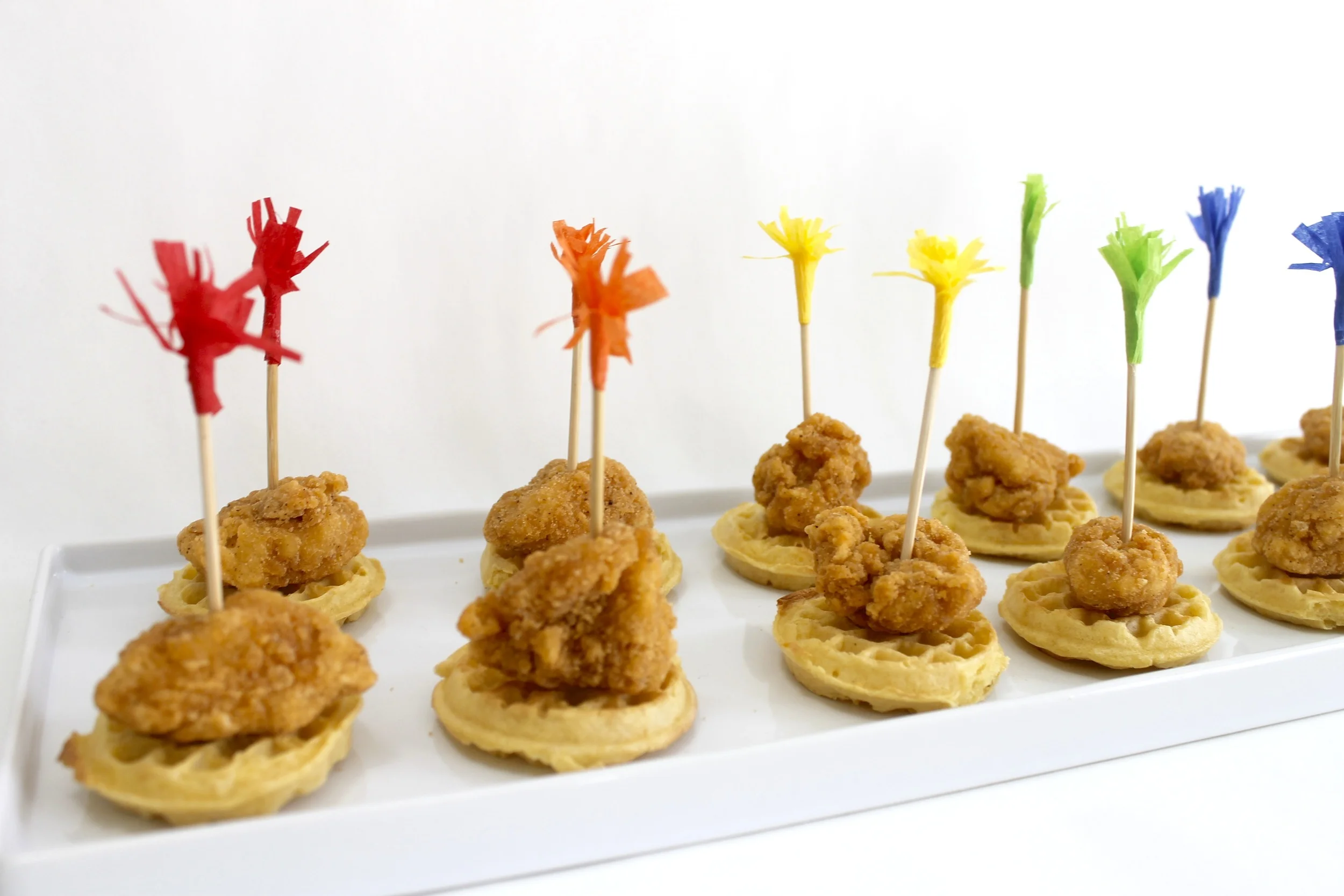 Mini Chicken Waffle Sliders Libby Rasmussen