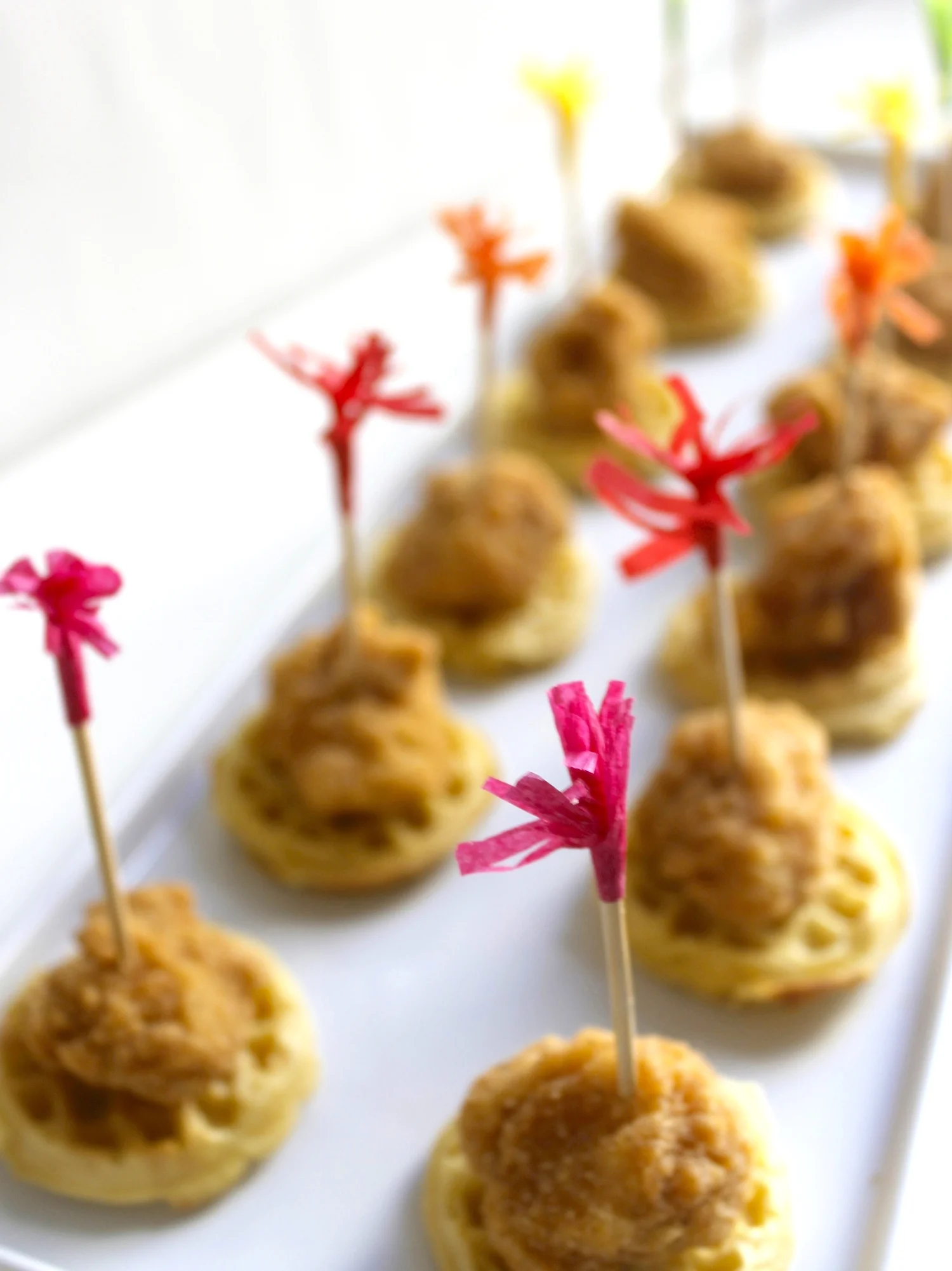 Mini Chicken Waffle Sliders Libby Rasmussen