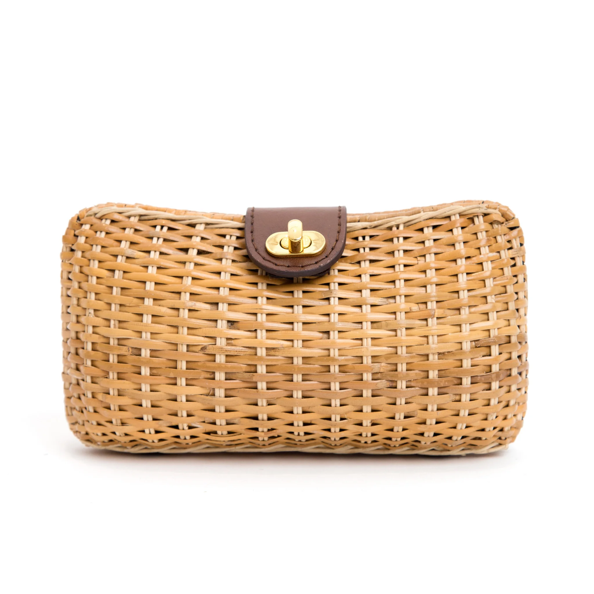 Kayu , Crete Straw Clutch , $180
