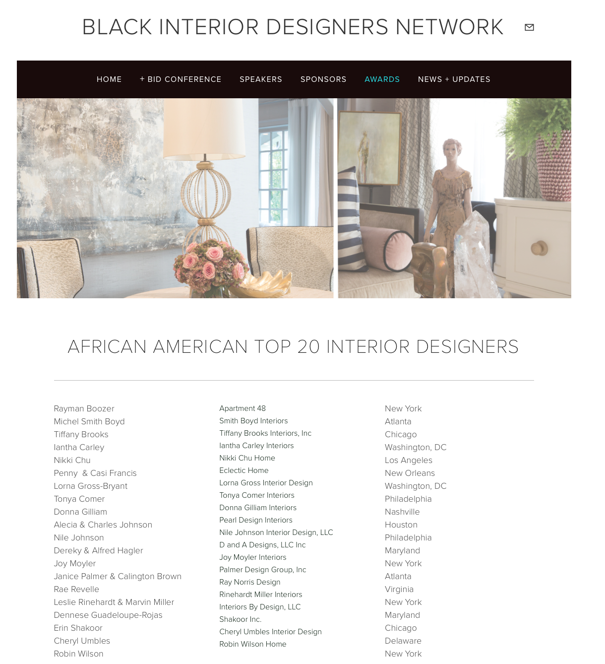 2016 African American Top 20 Designers