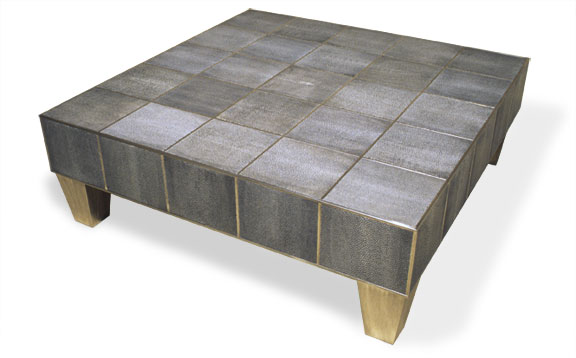 3006-SM Shagreen Coffee Table