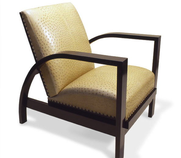 5005O Sliding Club Chair Ostrich