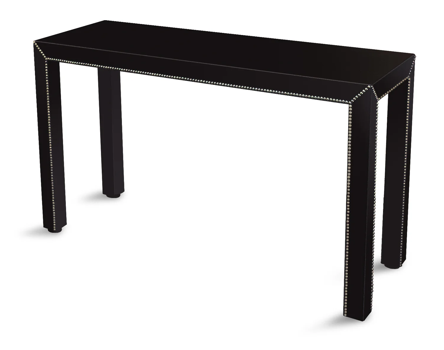 Costello Studio, inc — Leather Parsons Style Console Table