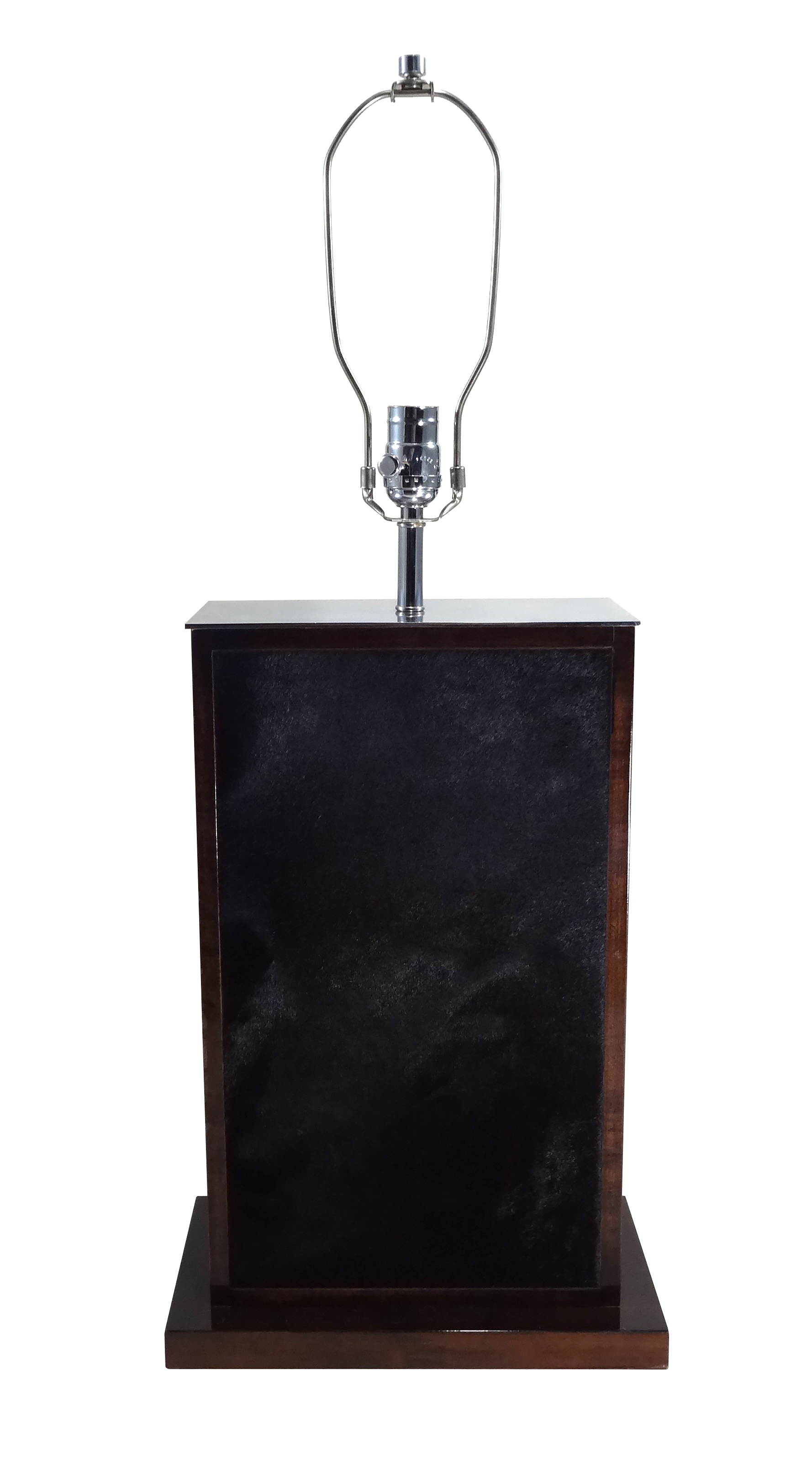 Large Tetra Negra Table Lamp Nickel