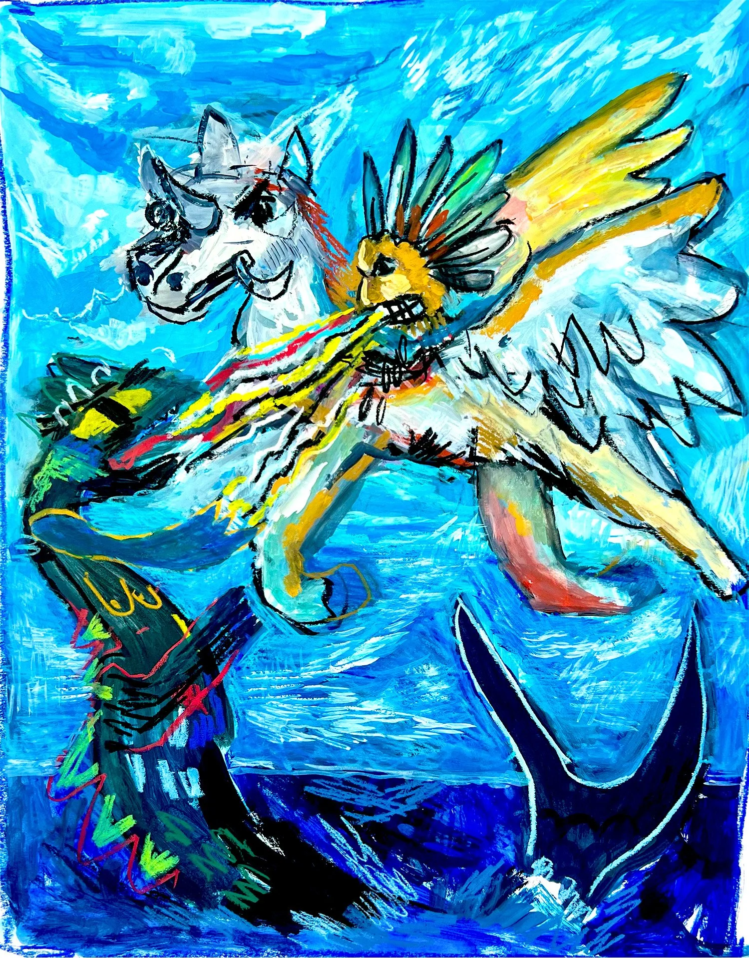 Take flight and fight that good fight