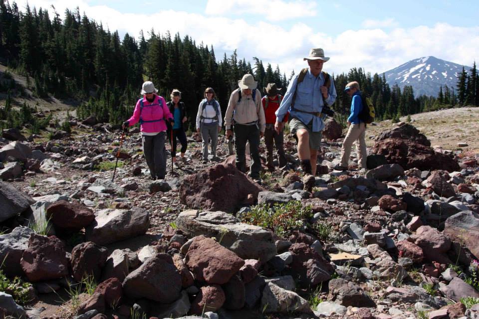 COLW Hike to No Name Lake with Stu Garrett in 2014