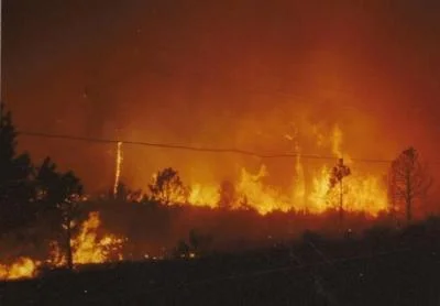 The Awbrey Hall fire burned 22 homes west of Bend in 1990