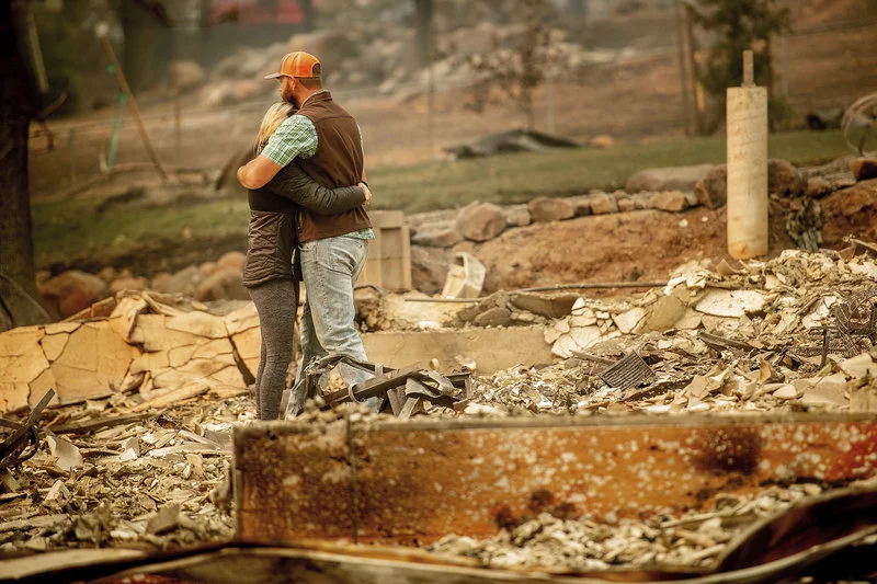 At least 42 people have died in the Northern California wildfire that burned through the town of Paradise with shocking speed. The fire has destroyed more than 6,500 homes and 260 commercial buildings. Find out how you can help. Noah Berger/AP