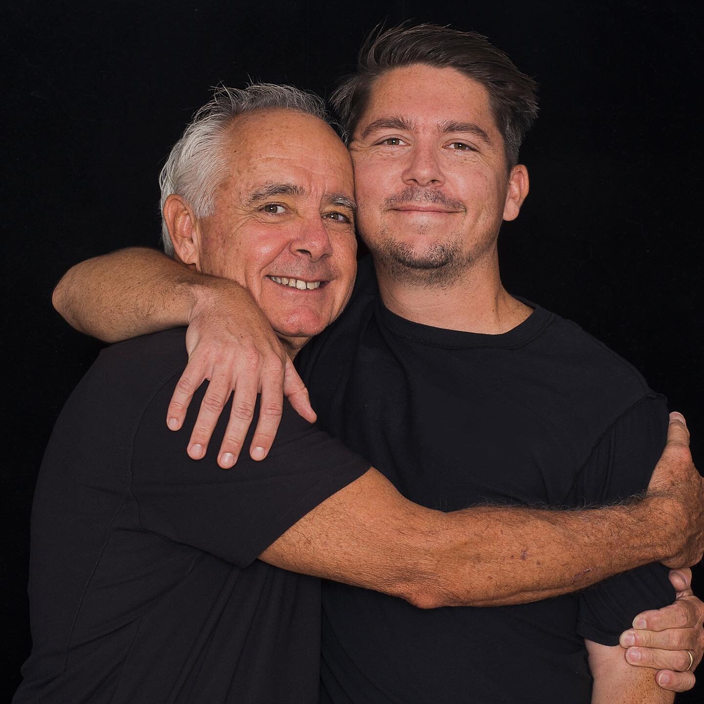 Never too old for a Dad hug.  #favoriteson #fatherandson #lovemydads